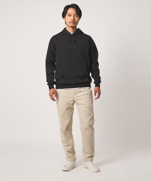 A DAY IN THE LIFE UNITED ARROWS(アデイインザライフユナイテッドアローズ)の「シャイニーダンボール リラックス パーカー<A DAY IN THE LIFE>(パーカー・メンズ・ブラック/ライトグレー/レッド・M/L)」の6枚目の写真