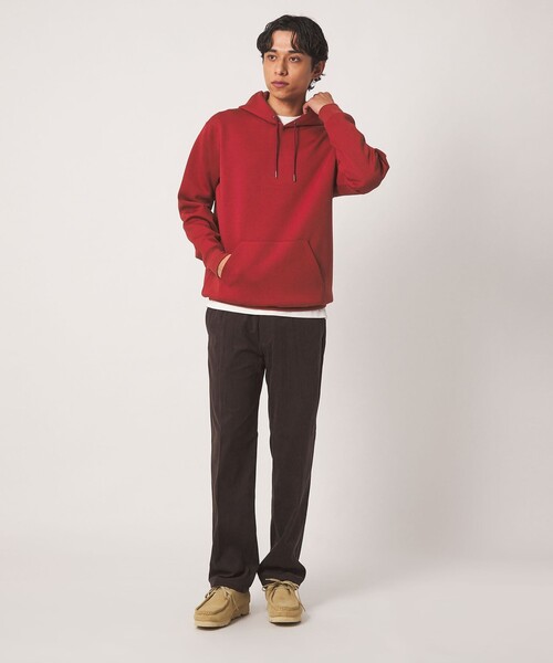 A DAY IN THE LIFE UNITED ARROWS(アデイインザライフユナイテッドアローズ)の「シャイニーダンボール リラックス パーカー<A DAY IN THE LIFE>(パーカー・メンズ・ブラック/ライトグレー/レッド・M/L)」の9枚目の写真