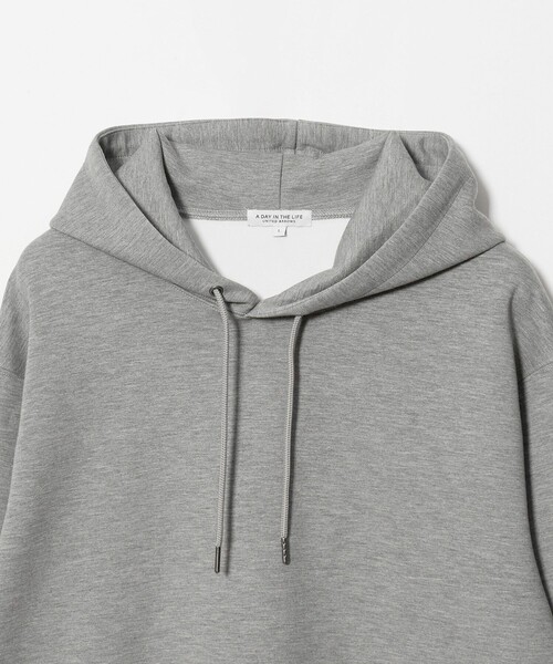 A DAY IN THE LIFE UNITED ARROWS(アデイインザライフユナイテッドアローズ)の「シャイニーダンボール リラックス パーカー<A DAY IN THE LIFE>(パーカー・メンズ・ブラック/ライトグレー/レッド・M/L)」の14枚目の写真
