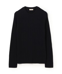 【WEB先行予約】ウールベーシックリブ クルーネックプルオーバー