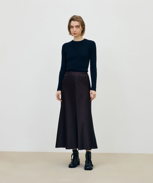 DES PRES（デ・プレ）の「【WEB先行予約】ウールベーシックリブ クルーネックプルオーバー（ニット/セーター・レディース・ブラック/ライトグレー/ネイビー/ホワイト系その他・FREE）」の5枚目の写真