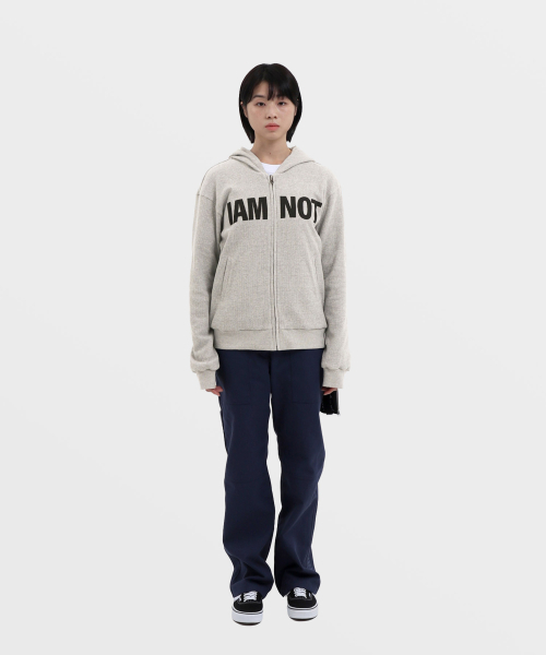 SAFARISPOT(サファリスポット)の「ノット AMI リバーシブルフーディ ジップアップ (クリーム)(パーカー・レディース・その他・1/0)」の8枚目の写真