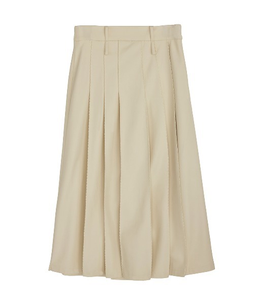 Ameri(�A����)��PLEATS MEDIUM SYNTHETIC LEATHER SKIRT(�X�J�[�g)