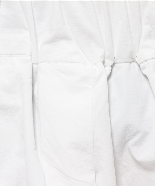 MOUSSY（マウジー）の「GATHER TUCK LONG SK/F（スカート・レディース・ホワイト/ネイビー・FREE）」の9枚目の写真