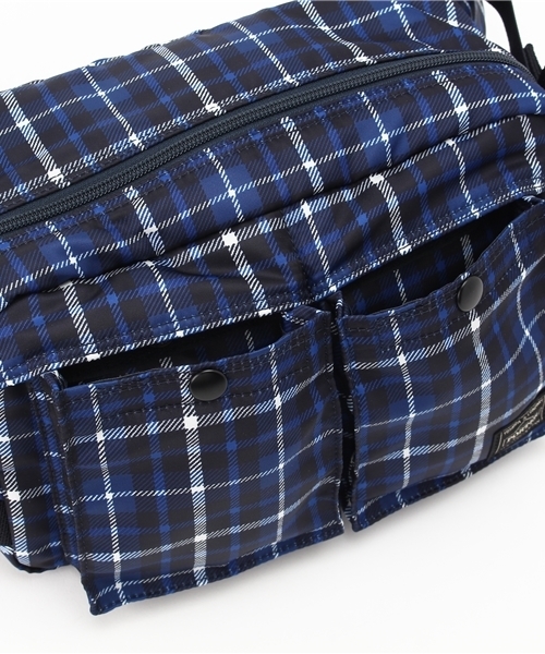 HEAD PORTER（ヘッドポーター）の「HIGHLAND/WAIST BAG（ショルダーバッグ・メンズ・グリーン/ブルー・FREE）」の4枚目の写真