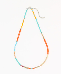 チャイハネ | 【チャイハネ】ミックスビーズ ショートネックレス(ネックレス)