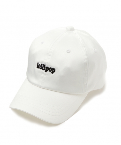 Heather(ヘザー)の「サテンロゴCAP 726663(キャップ・レディース・オフホワイト/ブラック/ライトピンク/ネイビー・FREE)」の2枚目の写真