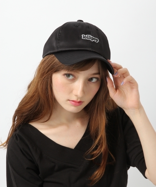 Heather(ヘザー)の「サテンロゴCAP 726663(キャップ・レディース・オフホワイト/ブラック/ライトピンク/ネイビー・FREE)」の13枚目の写真