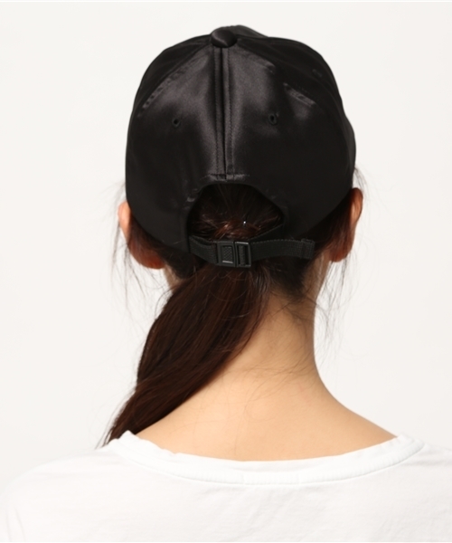 Heather(ヘザー)の「サテンロゴCAP 726663(キャップ・レディース・オフホワイト/ブラック/ライトピンク/ネイビー・FREE)」の6枚目の写真