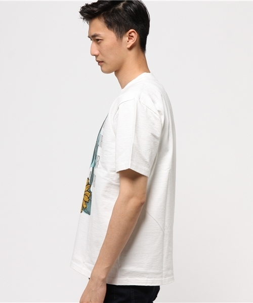 HYSTERIC GLAMOUR（ヒステリックグラマー）の「WK/SHINING DUB pt T-SH（Tシャツ/カットソー・メンズ・ホワイト/ネイビー/トップグレー・MEDIUM/LARGE/SMALL）」の4枚目の写真