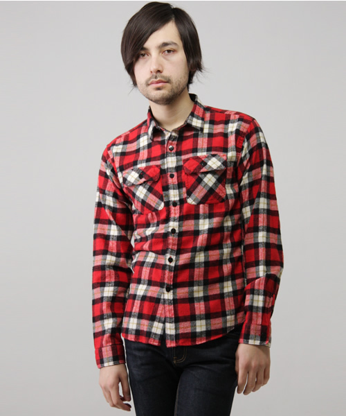 AMERICAN RAG CIE（アメリカンラグシー）の「シャツ　ANB-M91-SH096（シャツ/ブラウス・メンズ・グリーン/イエロー/レッド・1/2）」の3枚目の写真