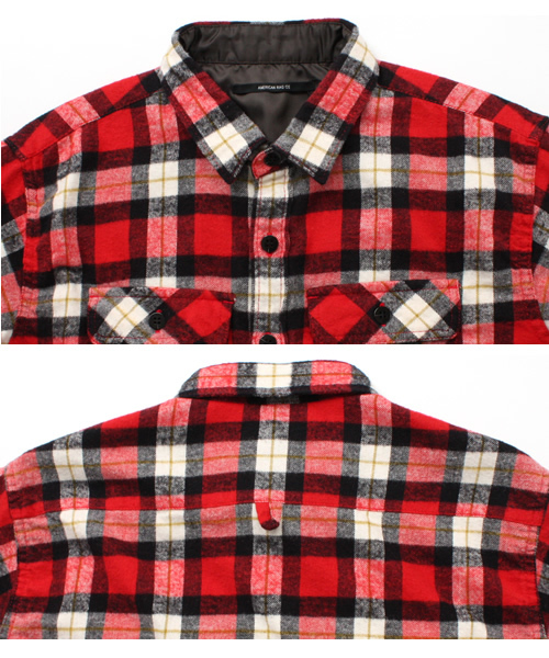 AMERICAN RAG CIE（アメリカンラグシー）の「シャツ　ANB-M91-SH096（シャツ/ブラウス・メンズ・グリーン/イエロー/レッド・1/2）」の6枚目の写真