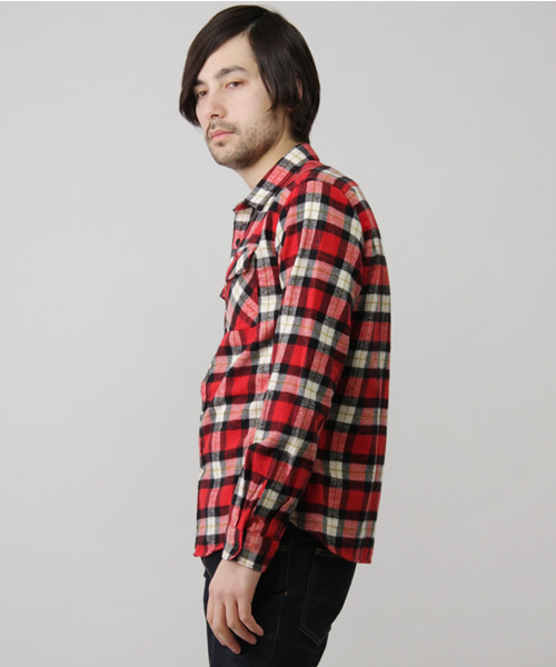 AMERICAN RAG CIE（アメリカンラグシー）の「シャツ　ANB-M91-SH096（シャツ/ブラウス・メンズ・グリーン/イエロー/レッド・1/2）」の10枚目の写真