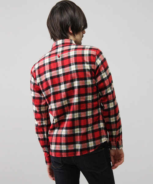 AMERICAN RAG CIE（アメリカンラグシー）の「シャツ　ANB-M91-SH096（シャツ/ブラウス・メンズ・グリーン/イエロー/レッド・1/2）」の11枚目の写真