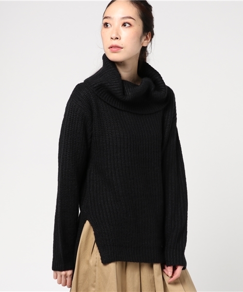 MURUA - Murua  イレヘムオフタートルニット イレヘムオフタートルニット[品番：MKSW0010991]｜MURUA