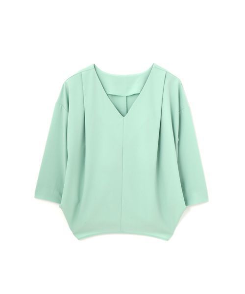 N.（N. Natural Beauty Basic）（エヌエヌナチュラルビューティーベーシック）の「タックプリーツブラウス七分袖（シャツ/ブラウス・レディース・オレンジ/ホワイト/ライトグリーン/グレー/ピンク/ネイビー・MEDIUM）」の22枚目の写真