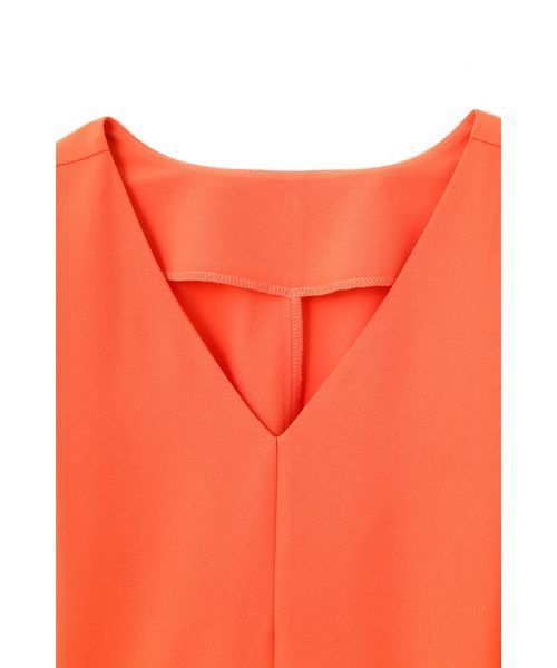 N.（N. Natural Beauty Basic）（エヌエヌナチュラルビューティーベーシック）の「タックプリーツブラウス七分袖（シャツ/ブラウス・レディース・オレンジ/ホワイト/ライトグリーン/グレー/ピンク/ネイビー・MEDIUM）」の15枚目の写真