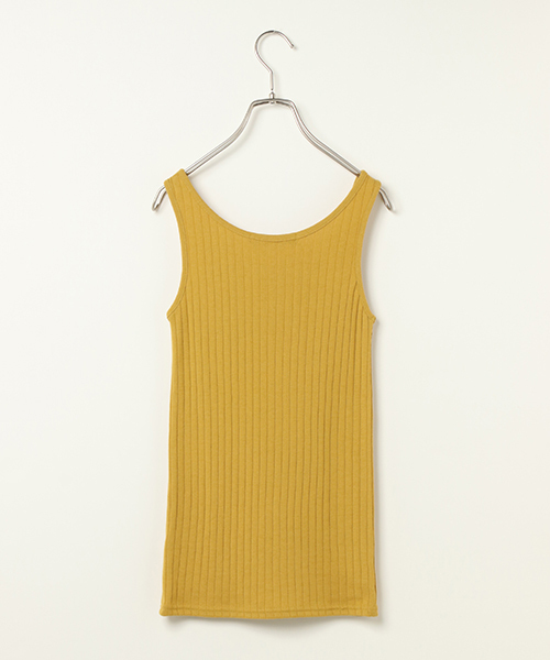 VENCEEXCHANGE（ヴァンスエクスチェンジ）の「サークルファスナージップタンクトップ       （タンクトップ・レディース・オフホワイト/ブラック/オリーブ/イエロー/パープル/オレンジ・MEDIUM）」の11枚目の写真