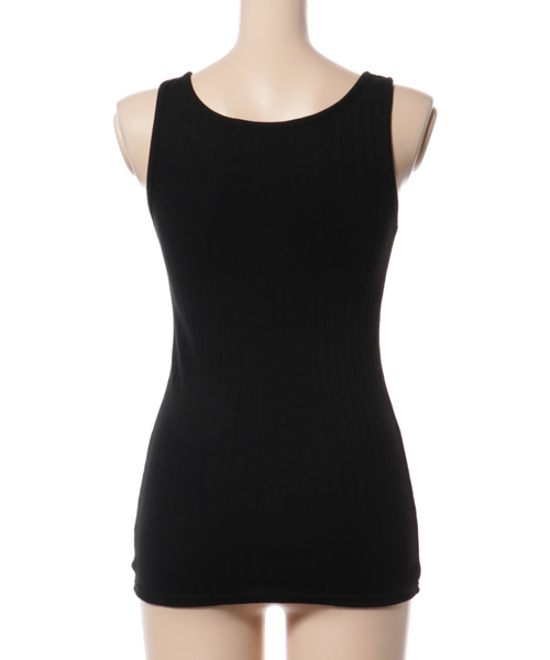 VENCEEXCHANGE（ヴァンスエクスチェンジ）の「サークルファスナージップタンクトップ       （タンクトップ・レディース・オフホワイト/ブラック/オリーブ/イエロー/パープル/オレンジ・MEDIUM）」の10枚目の写真