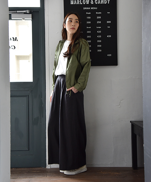 studio CLIP（スタディオクリップ）の「DAYS-マウンテンパーカー（ブルゾン・レディース・ベージュ/カーキ・XX-LARGE/LARGE/X-LARGE/MEDIUM）」の4枚目の写真