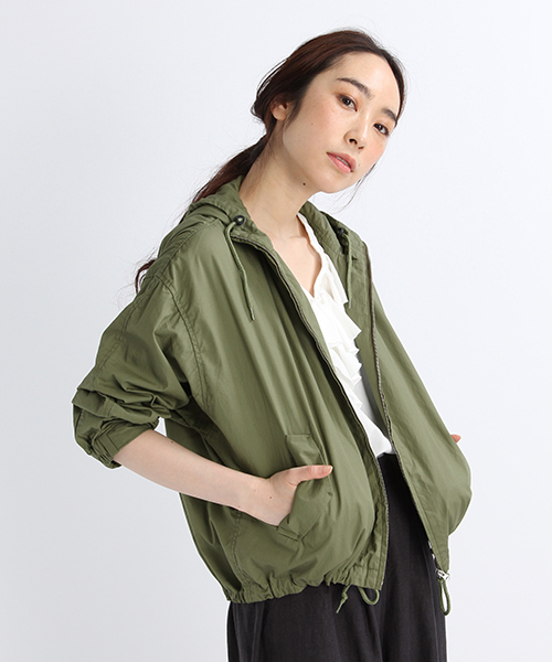 studio CLIP（スタディオクリップ）の「DAYS-マウンテンパーカー（ブルゾン・レディース・ベージュ/カーキ・XX-LARGE/LARGE/X-LARGE/MEDIUM）」の11枚目の写真