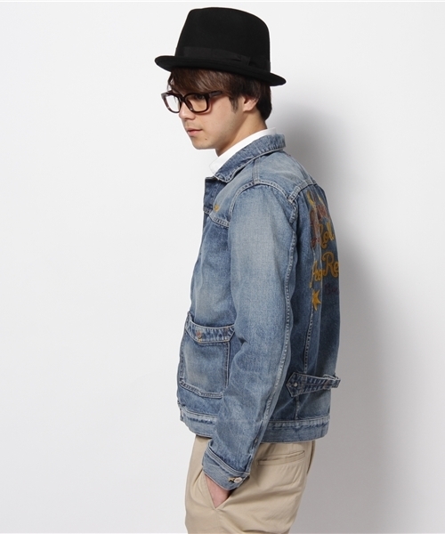 BEAMS（ビームス）の「STIFF×BEAMS / 別注 刺繍G-JK（デニムジャケット 