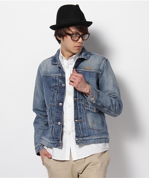 BEAMS（ビームス）の「STIFF×BEAMS / 別注 刺繍G-JK（デニムジャケット 