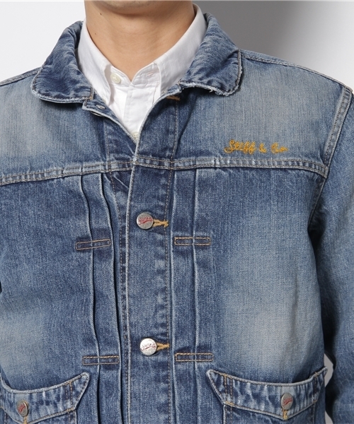 BEAMS（ビームス）の「STIFF×BEAMS / 別注 刺繍G-JK（デニムジャケット 
