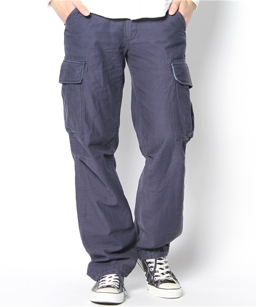 coen（コーエン）の「バックサテン6ポケットワイドパンツ（カーゴパンツ・メンズ・オリーブ/ネイビー/ベージュ・34inch/30inch/32inch）」の3枚目の写真