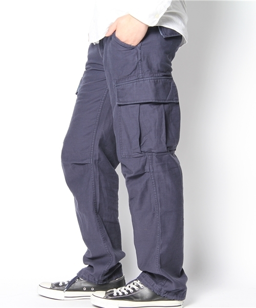 coen（コーエン）の「バックサテン6ポケットワイドパンツ（カーゴパンツ・メンズ・オリーブ/ネイビー/ベージュ・34inch/30inch/32inch）」の4枚目の写真