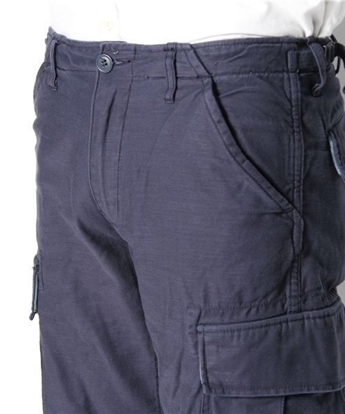 coen（コーエン）の「バックサテン6ポケットワイドパンツ（カーゴパンツ・メンズ・オリーブ/ネイビー/ベージュ・34inch/30inch/32inch）」の6枚目の写真