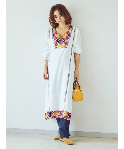 Ungrid アングリッド の カラーエンブロイダリーワンピース ワンピース Wear