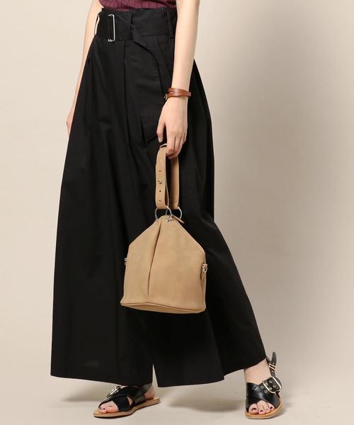 BEAUTY&YOUTH UNITED ARROWS（ビューティーアンドユースユナイテッドアローズ）の「BY フェイクレザー トライアングル ショルダーバッグ -2WAY- ◆（ショルダーバッグ・レディース・ベージュ/オリーブ・FREE）」の12枚目の写真