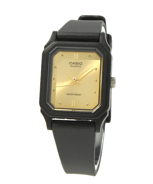 And A(アンドエー)の「LQ-142 (CASIO)(アナログ腕時計・レディース・ブラック/ゴールド/ネイビー・FREE)」の1枚目の写真