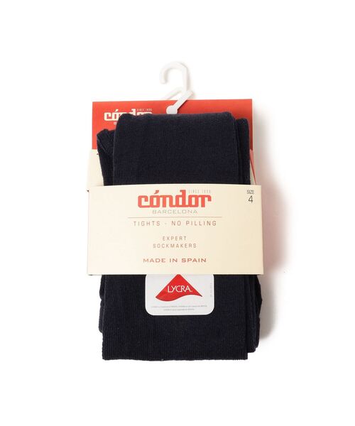 こども ビームス（コドモビームス）の「CONDOR / プレーン タイツ (3～10才)（タイツ/ストッキング・キッズ・チャコールグレー/ブラック/ネイビー/ホワイト/ホワイト系その他3・10(9-10y)/4(3-4y)/6(5-6y)/8(7-8y)）」の5枚目の写真