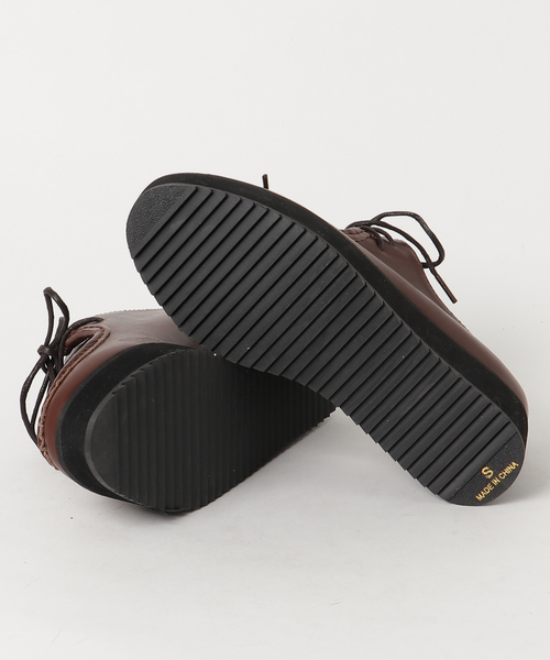 KOBE LETTUCE（コウベレタス）の「厚底チロリアンシューズ/ブーツ/レディース[I1449]神戸レタス（ブーツ・レディース・ブラウン/ブラック/ベージュ系その他/ブラック系その他・S/M/L/LL）」の5枚目の写真