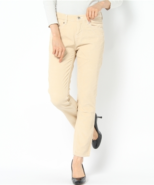 ROSE BUD（ローズバッド）の「LPT-12223 LOW/WAIST BOYS PANTS（その他パンツ・レディース・ベージュ/ネイビー/ピンク・24/26/28）」の2枚目の写真