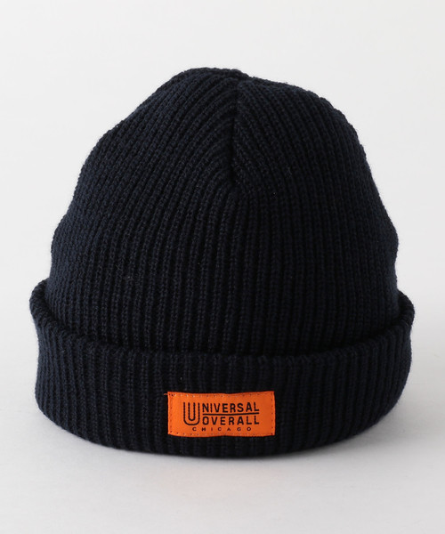 UNIVERSAL OVERALL（ユニバーサルオーバーオール）の「【別注】 ＜UNIVERSAL OVERALL（ユニバーサル オーバーオール）＞ KNIT CAP/ニットキャップ（ニットキャップ/ビーニー・メンズ・ホワイト/ブラック/グレー/オレンジ/ネイビー・FREE）」の7枚目の写真
