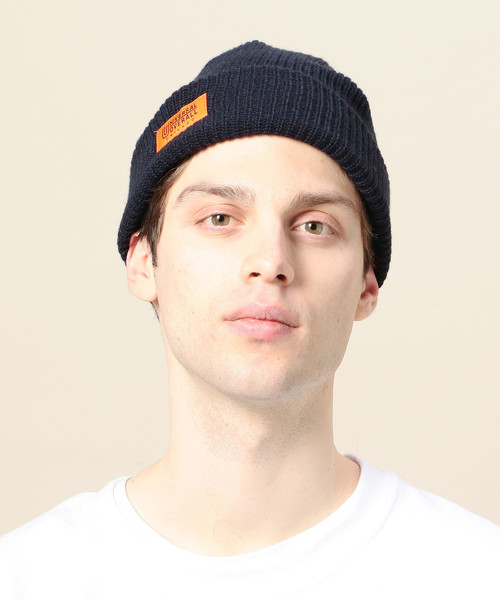 UNIVERSAL OVERALL(ユニバーサルオーバーオール)の「【別注】 <UNIVERSAL OVERALL(ユニバーサル オーバーオール)> KNIT CAP/ニットキャップ ◆(ニットキャップ/ビーニー・メンズ・ネイビー/グレー/ホワイト/オレンジ/ブラック・FREE)」の9枚目の写真