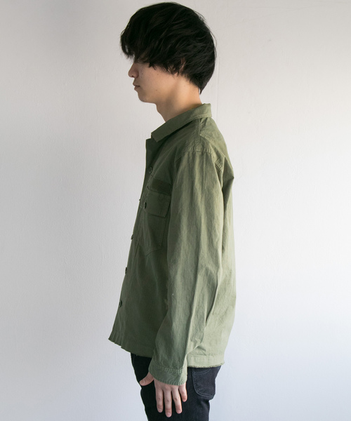URBAN RESEARCH（アーバンリサーチ）の「Rip-StopWashMilitaryShirts（シャツ/ブラウス・メンズ・レッド系その他/ネイビー/カーキ・MEDIUM/LARGE）」の5枚目の写真