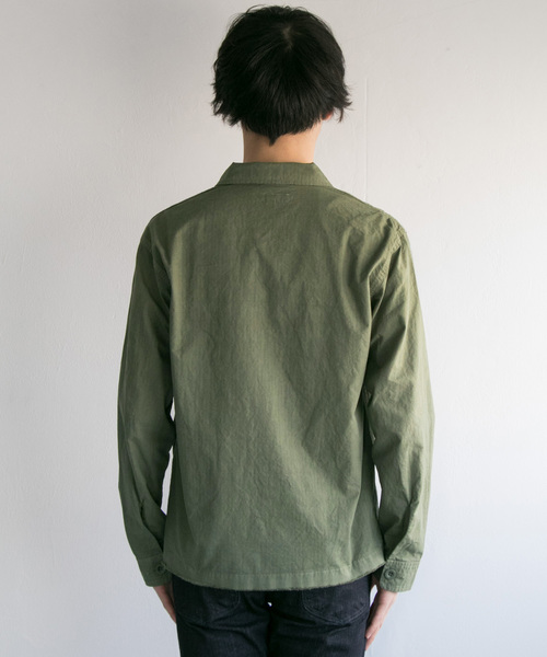URBAN RESEARCH（アーバンリサーチ）の「Rip-StopWashMilitaryShirts（シャツ/ブラウス・メンズ・レッド系その他/ネイビー/カーキ・MEDIUM/LARGE）」の6枚目の写真