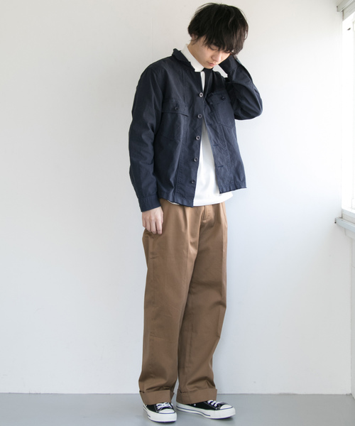 URBAN RESEARCH（アーバンリサーチ）の「Rip-StopWashMilitaryShirts（シャツ/ブラウス・メンズ・レッド系その他/ネイビー/カーキ・MEDIUM/LARGE）」の8枚目の写真