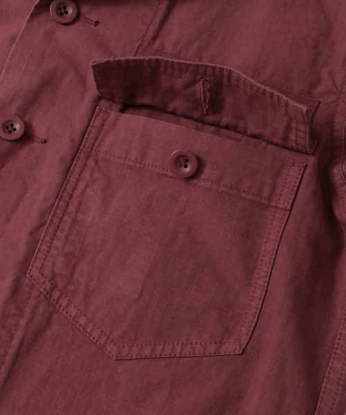 URBAN RESEARCH（アーバンリサーチ）の「Rip-StopWashMilitaryShirts（シャツ/ブラウス・メンズ・レッド系その他/ネイビー/カーキ・MEDIUM/LARGE）」の17枚目の写真