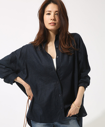 AZUL by moussy | リネン混ビッグシルエットショートSH(シャツ/ブラウス)