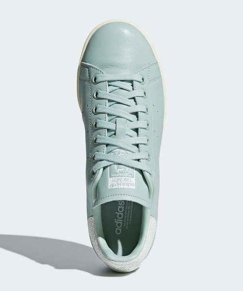 adidas(アディダス)の「スタンスミス STAN SMITH W オリジナルス(スニーカー・レディース・ホワイト/ライトグリーン・27.0cm/24.0cm/23.5cm/23.0cm/26.5cm/25.5cm/22.5cm/28.0cm/27.5cm/26.0cm/24.5cm/25.0cm/22.0cm)」の3枚目の写真