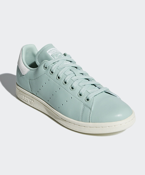 adidas(アディダス)の「スタンスミス STAN SMITH W オリジナルス(スニーカー・レディース・ホワイト/ライトグリーン・27.0cm/24.0cm/23.5cm/23.0cm/26.5cm/25.5cm/22.5cm/28.0cm/27.5cm/26.0cm/24.5cm/25.0cm/22.0cm)」の6枚目の写真