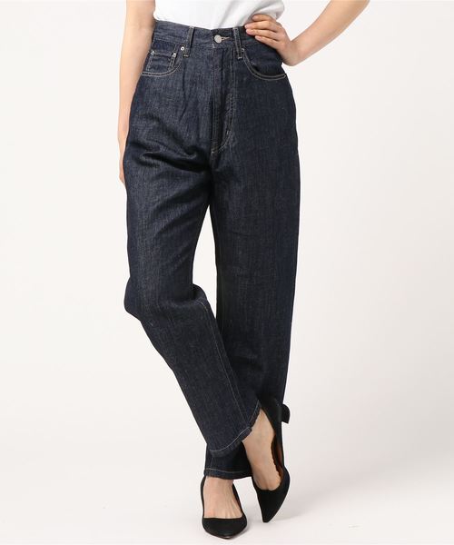 BLISS POINT(ブリスポイント)の「コットンリネンデニムワイドパンツ/789582(デニムパンツ・レディース・ライトブルー/ネイビー/ブルー・MEDIUM/LARGE/SMALL)」の7枚目の写真