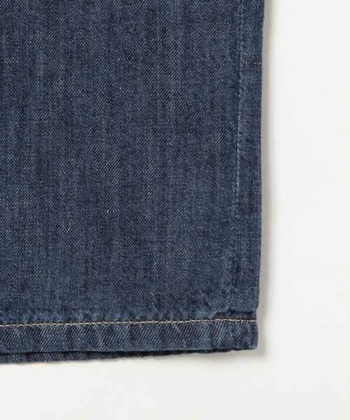 BLISS POINT(ブリスポイント)の「コットンリネンデニムワイドパンツ/789582(デニムパンツ・レディース・ライトブルー/ネイビー/ブルー・MEDIUM/LARGE/SMALL)」の16枚目の写真