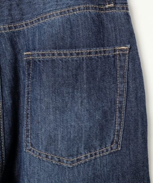 BLISS POINT(ブリスポイント)の「コットンリネンデニムワイドパンツ/789582(デニムパンツ・レディース・ライトブルー/ネイビー/ブルー・MEDIUM/LARGE/SMALL)」の18枚目の写真