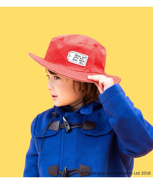 earth music&ecology（アースミュージックアンドエコロジー）の「Paddington Bear×earth帽子（ハット・キッズ・ネイビー/イエロー/レッド・SMALL/MEDIUM）」の3枚目の写真